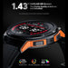 Men's Military-Grade Tactical Smartwatch - 1.43" AMOLED Touchscreen, Waterproof Design, Bluetooth Calling, 100+ Fitness Modes, Extended Battery Life