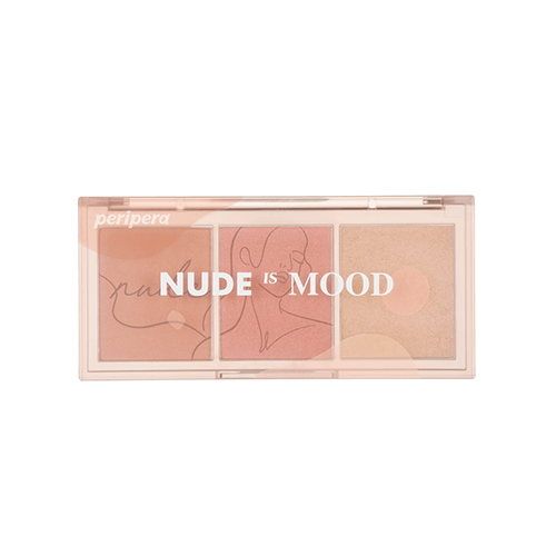 Radiant Nude Glow Cheek Palette - Versatile Shades for Effortless Beauty