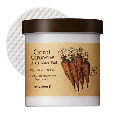 Carrot Carotene Calming Water Pads - Nourishing Skin Treatment with Beta-Carotene and Antioxidants