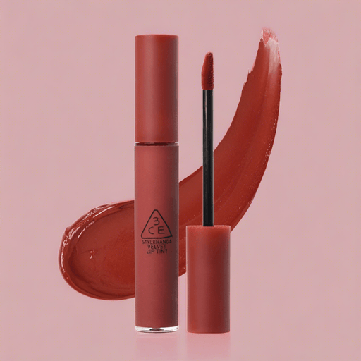 3CE Velvet Lip Stain - Intense Color, Ultra-Light Feel