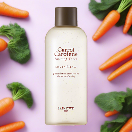 Carrot Infused Skin-Reviving Tonic for Soothing Hydration by SKINFOOD