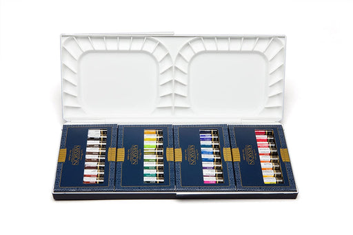 36-Color Mijello Mission Gold Watercolor Paint Set with Palette - Complete Art Kit for Artists