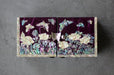 Enchanting Korean Butterfly & Peony Hanji Najeon Lacquerware Jewelry Box - Purple