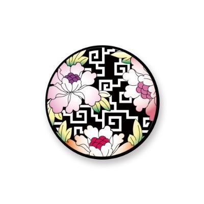 Korean Elegance Lattice-Peony PopGrip