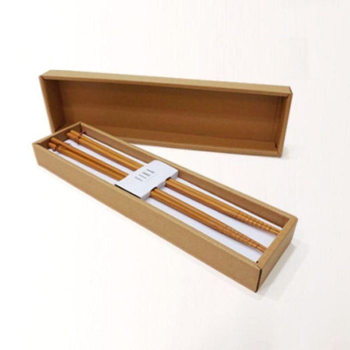 NEOFLAM FIKA Premium Wooden Chopsticks Set for 4 - Elegant Dining Essentials