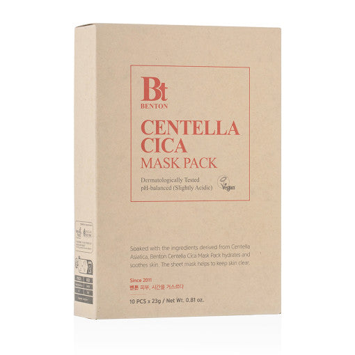 Serene Skin Calming Centella Asiatica Sheet Masks - Redness Relief & Hydration Boost