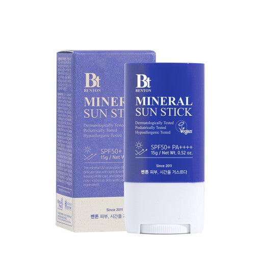 Benton SPF50+ PA++++ Mineral Sunscreen Stick - Gentle & Effective Protection for Sensitive Skin