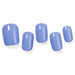 Chic French Blue Gel Nail Set: Transform Your Manicure Experience at Home