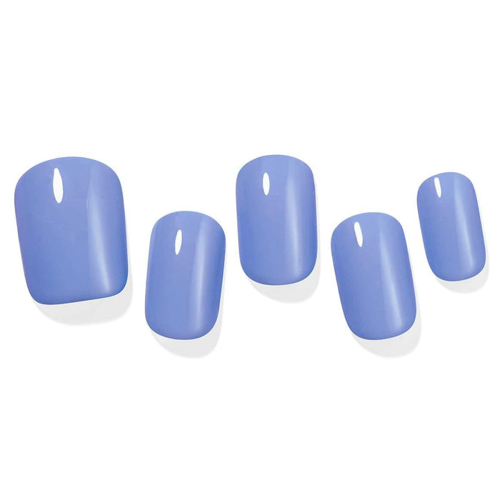 Chic French Blue Gel Nail Set: Transform Your Manicure Experience at Home