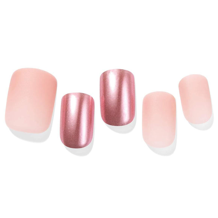 Chic Milky Pink Metallic Nail Gel Kit - Your Ultimate At-Home Nail Art Solution