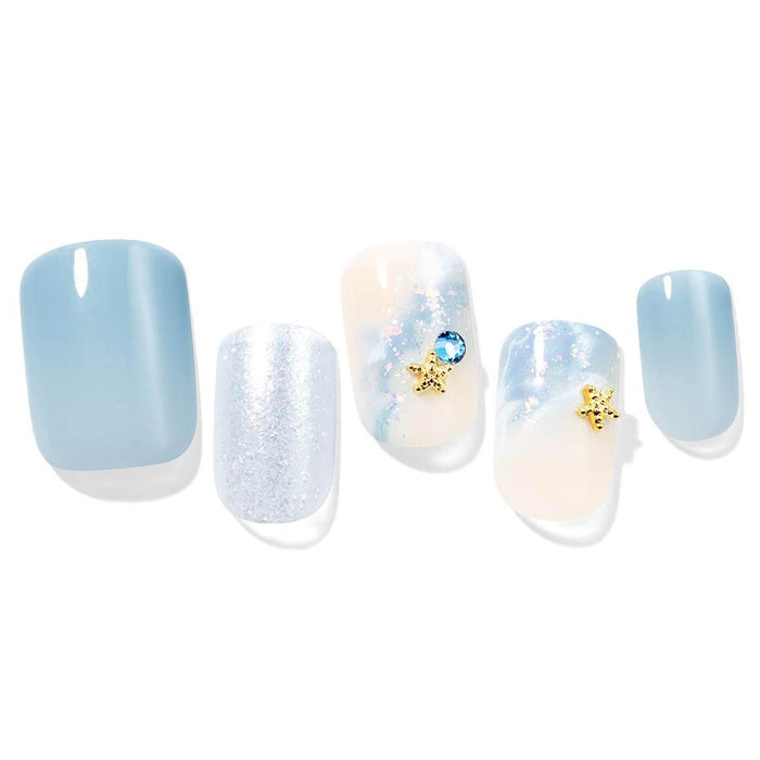 Seaside Serenity Gel Nail Kit - 30-Piece Premium Collection