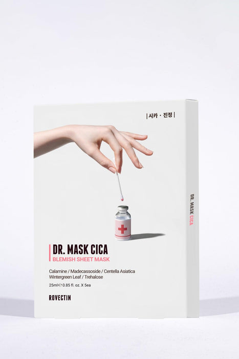 Ultimate Hydration Revitalizing Facial Mask Collection with ROVECTIN DR. MASK CICA