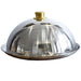 Elegant Gold 304 Stainless Steel Round Food Cover Tray for Culinary Delights