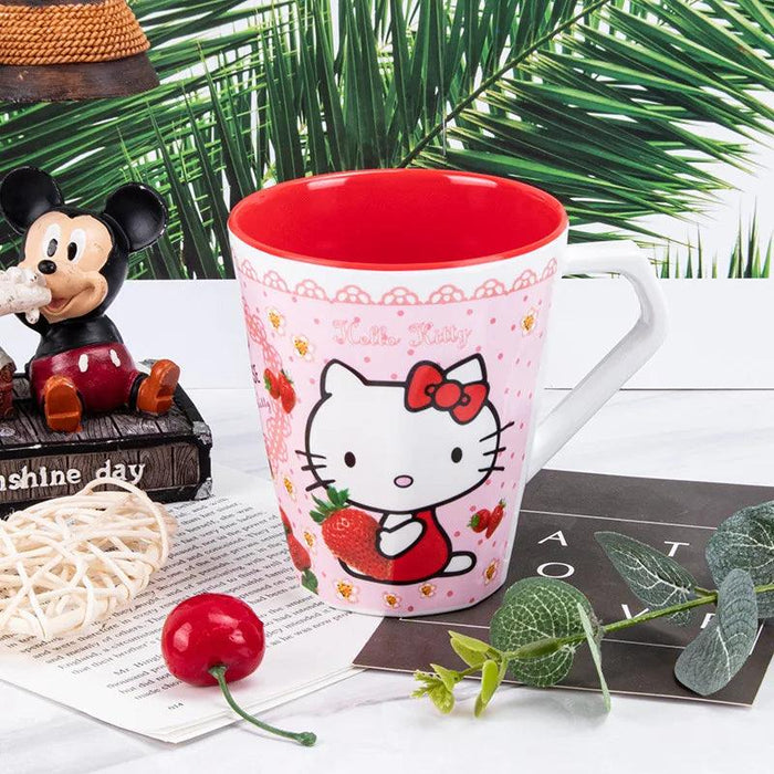 Sanrio Characters Hello Kitty Melamine Tumbler - Anime Print - Children's Beverage Mug