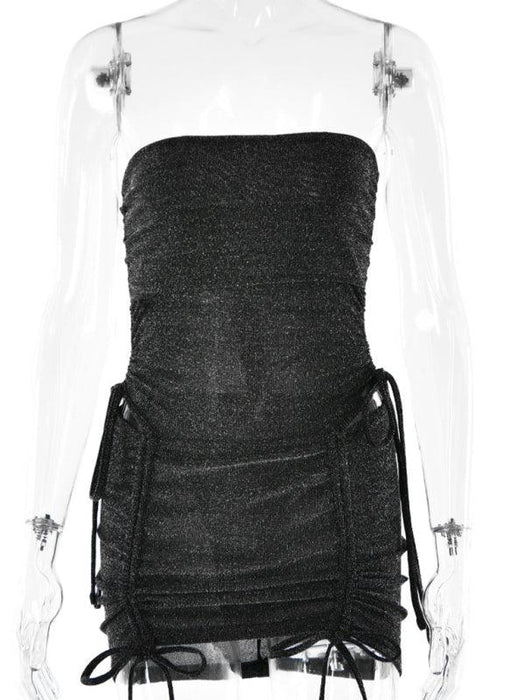 Lace-Up Skirt Set with Figure-Enhancing Design