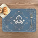 Sleek Eco-Friendly Japanese PVC Leather Dining Placemat Set - Stylish and Practical