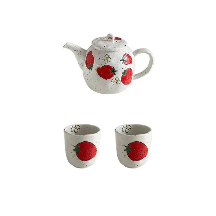 Charming Japanese Hand-Painted Teapot Set: A Must-Have for Tea Connoisseurs