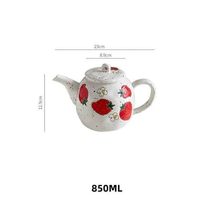 Charming Japanese Hand-Painted Teapot Set: A Must-Have for Tea Connoisseurs