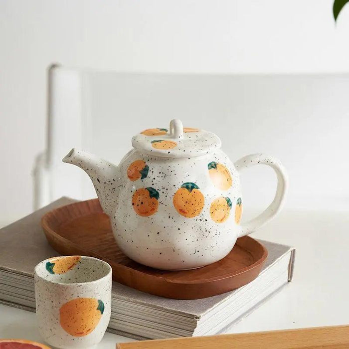 Charming Japanese Hand-Painted Teapot Set: A Must-Have for Tea Connoisseurs