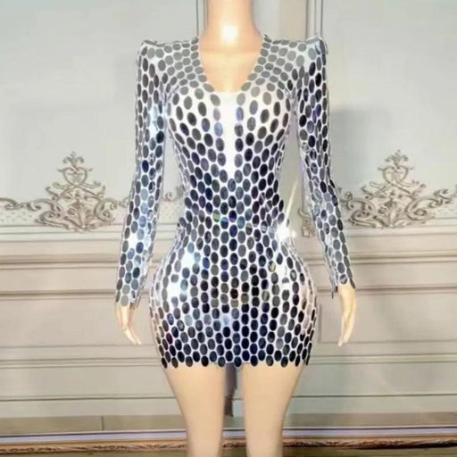 Sparkling Sequin Sheath Dress for Women's Birthday Celebration & Evening Party