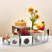 Stainless Steel Elegant Dessert and Fruit Display Set - Perfect for Weddings and Special Occasions