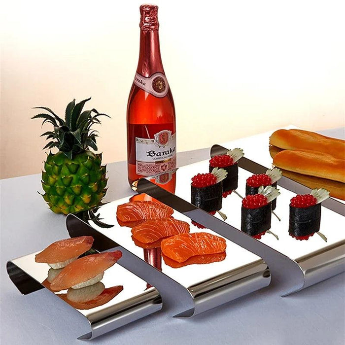 Stainless Steel Elegant Dessert and Fruit Display Set - Perfect for Weddings and Special Occasions