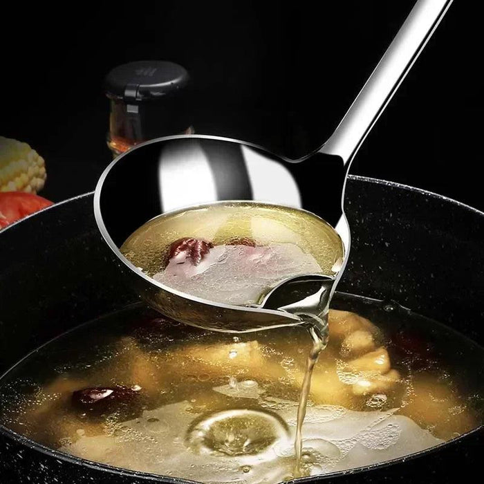 Stainless Steel Soup Separator Spoon for Healthier Broth