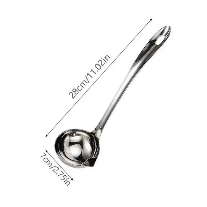 Health-Conscious Stainless Steel Soup Fat Separator Spoon