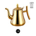 Elegant Long-Spout Stainless Steel Teapot for Perfectly Brewed Tea and Coffee