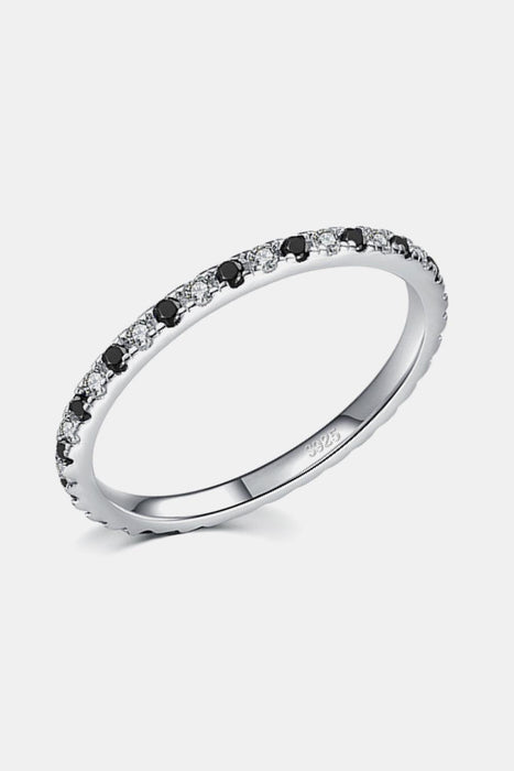 Radiant Elegance: 925 Sterling Silver Ring with Stunning Cubic Zirconia