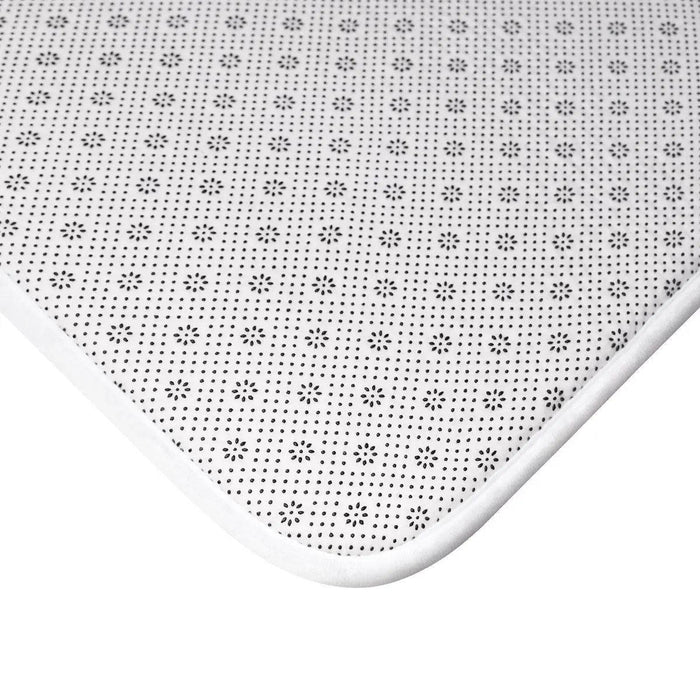 Soft Microfiber Summertime Bath Mat Set with Non-Slip Backing - Stylish Prints and Safety Guaranteed