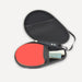 Elegant Faux Leather & Velvet Paddle Storage Case for Table Tennis Racket