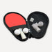 Elegant Faux Leather & Velvet Paddle Storage Case for Table Tennis Racket