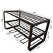 Wall-Mounted Metal Drill Storage Rack - Heavy-Duty and Easy to Install