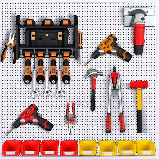 Durable Metal Drill Tool Rack with Easy Installation and Exceptional Support
