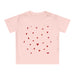 Valentine's Day Organic Cotton Baby Tee with Heart Design: Comfort Meets Elegance