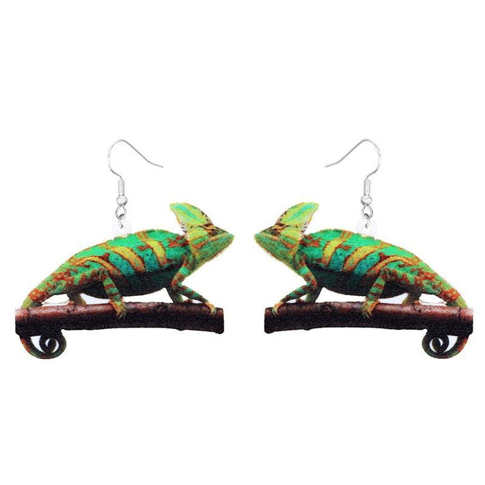 Charming Animal-Themed Acrylic Earrings for the Fashion-Forward Individual