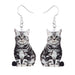 Enchanting Animal Delights: Playful Acrylic Earrings Set for Women