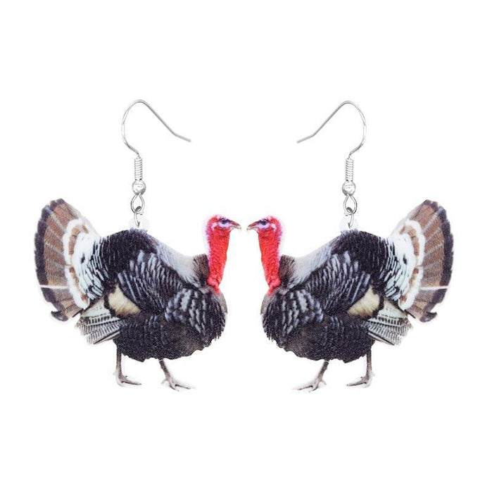 Charming Animal-Themed Acrylic Earrings for the Fashion-Forward Individual