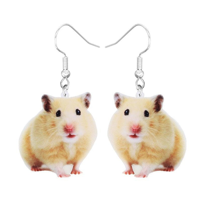 Charming Animal-Themed Acrylic Earrings for the Fashion-Forward Individual