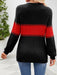 Chic Color Block Turtleneck Sweater - Essential Winter Wardrobe Staple for Women