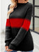 Chic Color Block Turtleneck Sweater - Essential Winter Wardrobe Staple for Women