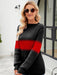 Chic Color Block Turtleneck Sweater - Essential Winter Wardrobe Staple for Women