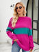 Chic Color Block Turtleneck Sweater - Essential Winter Wardrobe Staple for Women