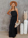 Chic Backless Lace Maxi Dress for Fashion-Forward Women