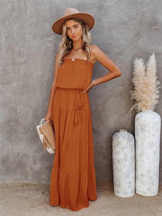 Chic Backless Lace Maxi Dress for Fashion-Forward Women