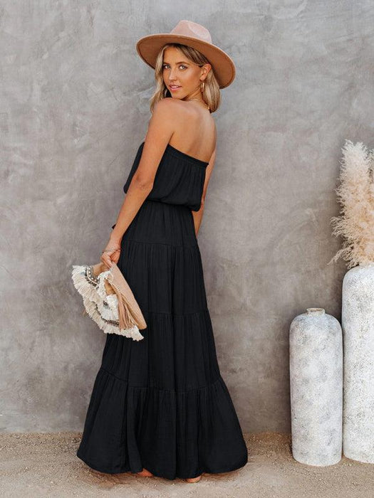 Chic Backless Lace Maxi Dress for Fashion-Forward Women