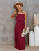 Chic Backless Lace Maxi Dress for Fashion-Forward Women