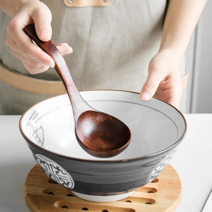 Handcrafted Wooden Soup Ladle Spoon for Culinary Excellence