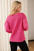 Warm and Stylish V-Neck Waffle Knit Long Sleeve Top